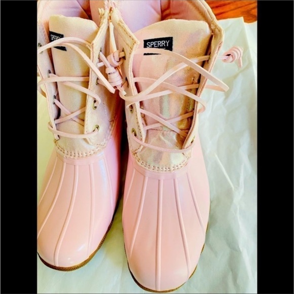 Sperry Pink Winter & Rain Boots - Picture 3 of 6